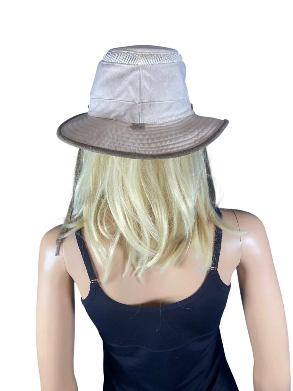 Tilley TMH55 Organic Airflo Sun Hat 7 1/4 Medium Beige Tan Trim 58CM
